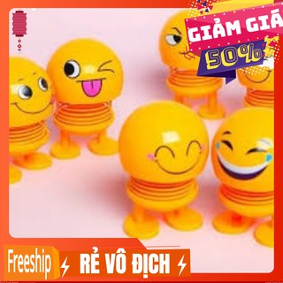 Thú nhún emoji mặt cười icon gắn xe gắn mũ