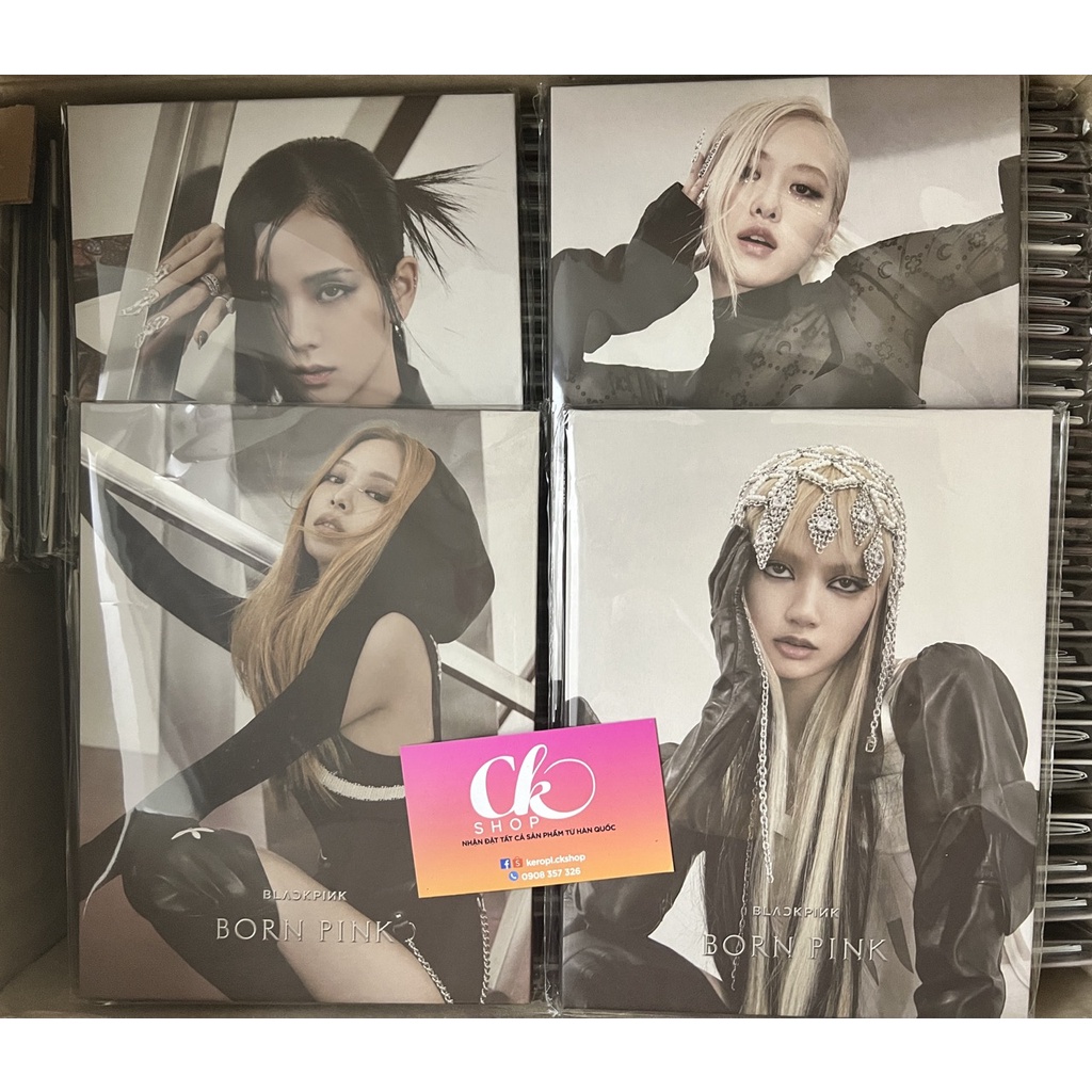 BỘ ẢNH BLACKPINK BORN PINK DIGIPACK được chọn bìa