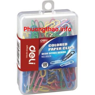 Ghim Cài Mầu Deli 100 Chiếc/ hộp ( Chính Hãng )