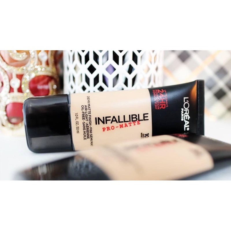 nền Loreal infalliable pro matte đủ tone