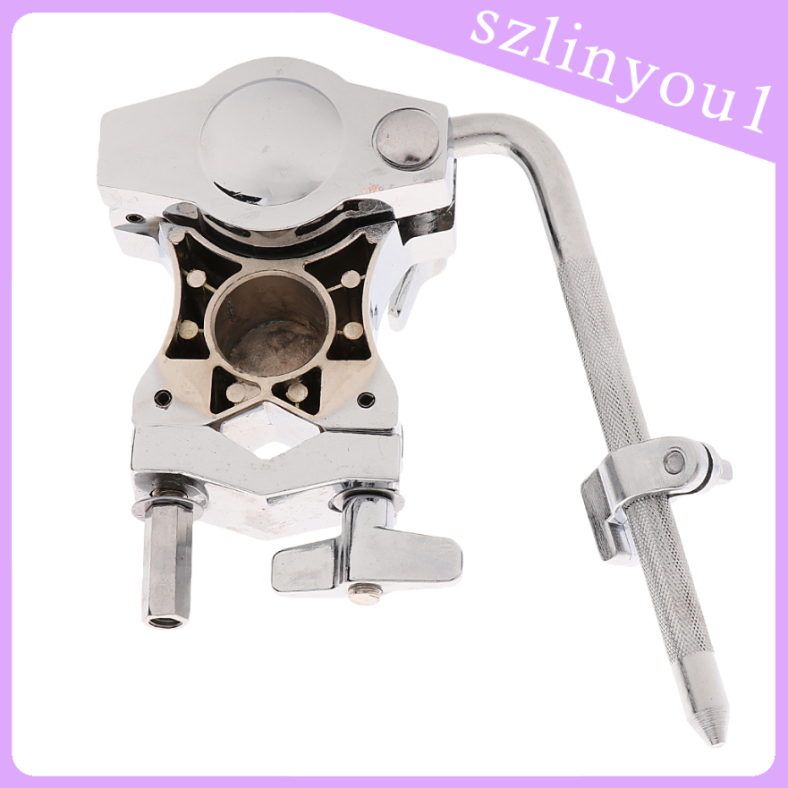 New Arrival DIY Tom Tom Clip-on Holder Support Stand Drum Accessory TH-04 Silver