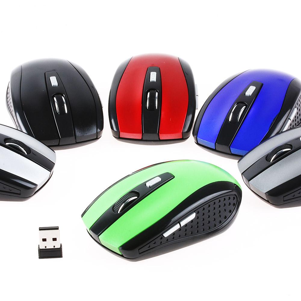 Chuột Quang Không Dây Mini Nhiều Màu Sắc Dành Cho Máy Tính Laptop