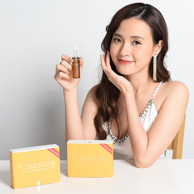 Serum dành cho da nám Valentine 10ml / 10ml x 2 lọ, sản phẩm của Sao Thái Dương