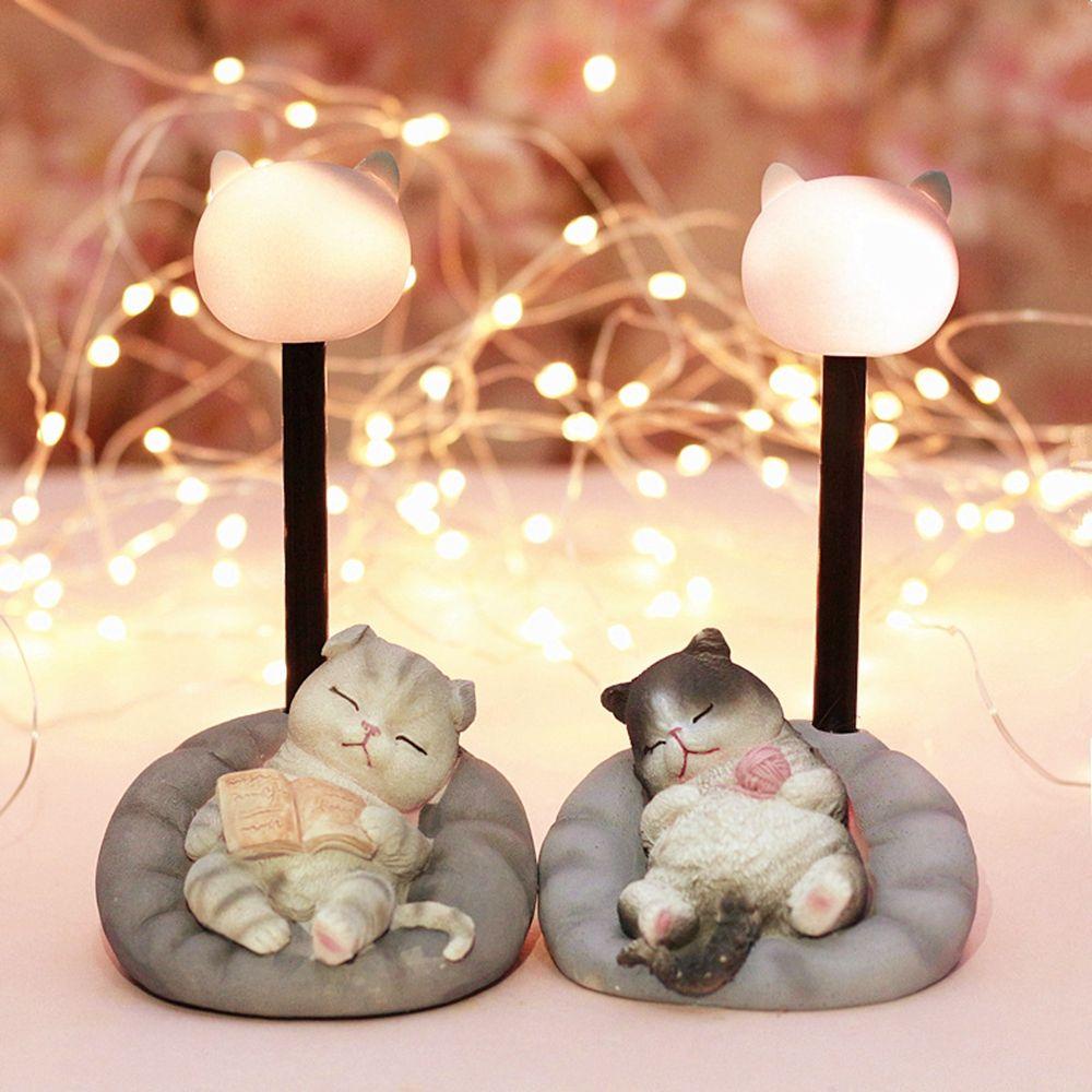 Đèn Ngủ LED Hình Mèo Dễ Thương Dùng Trang Trí Nhà Cửa