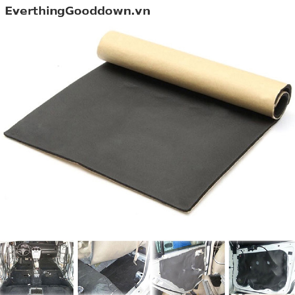 1 Miếng Xốp Cotton Cách Âm 30 * 50cm Tự Dính Chống Ồn Cho Xe Hơi