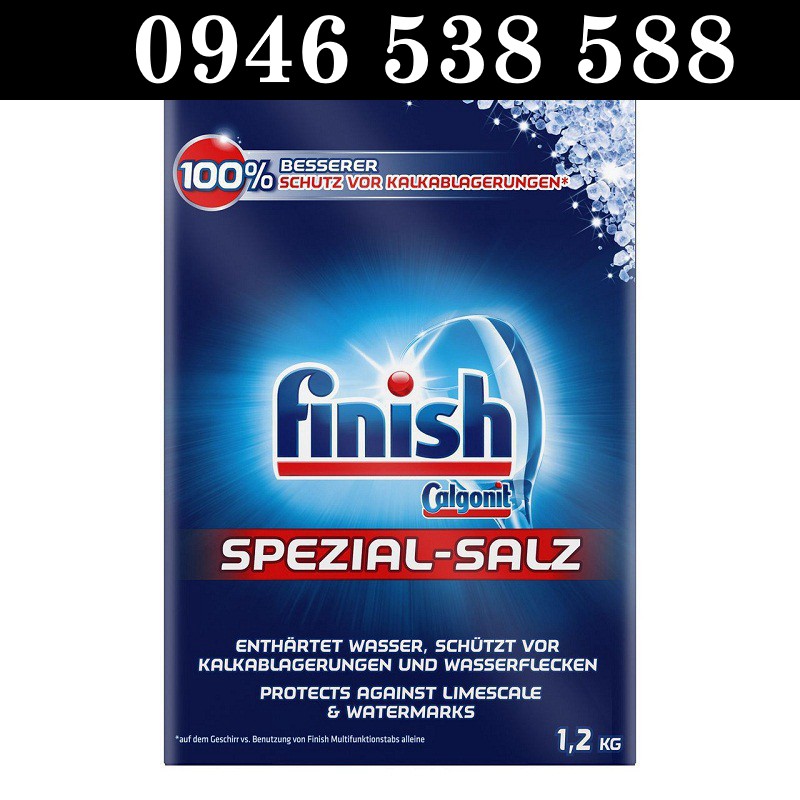 Combo 2 gói Muối rửa bát Finish 1.2kg