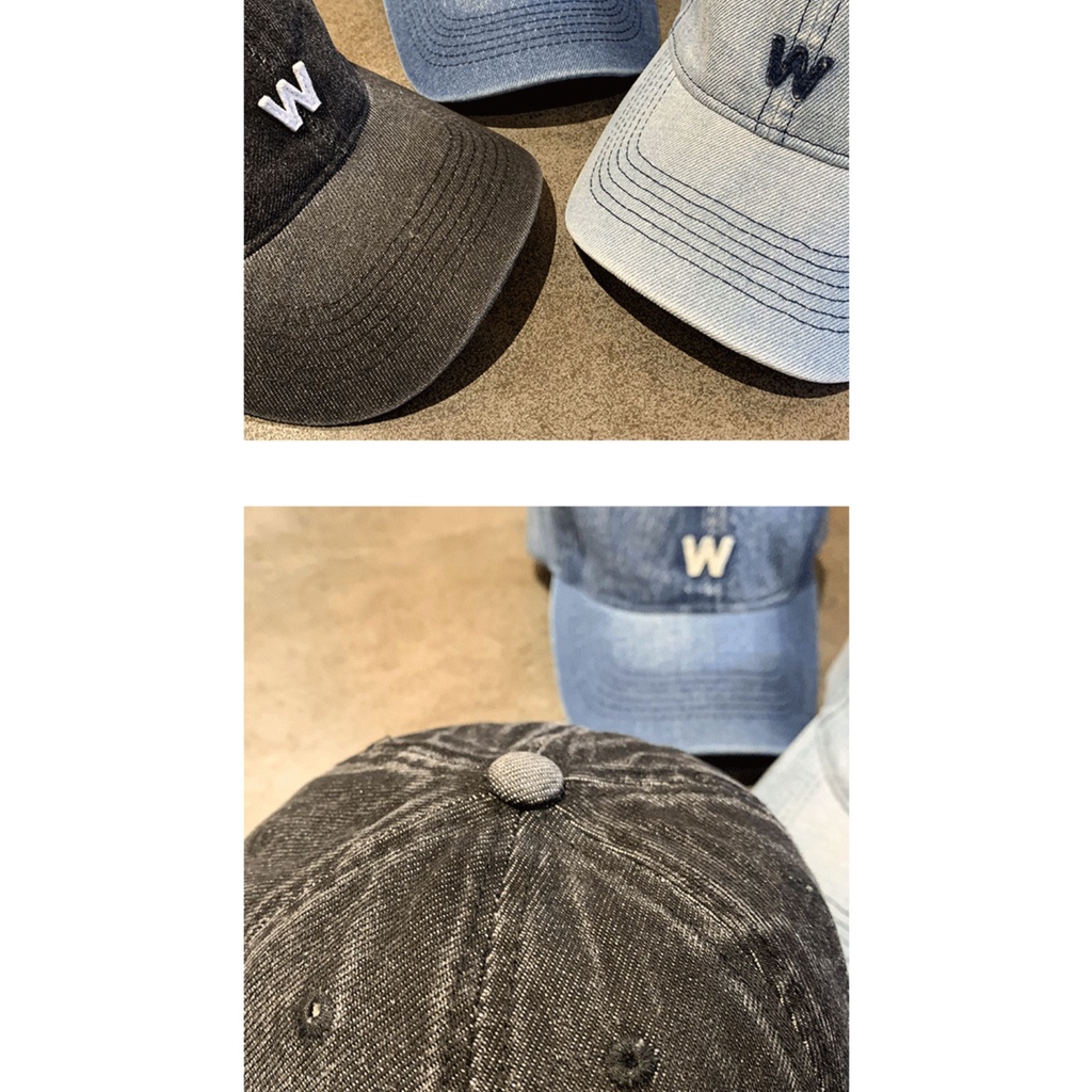 Mũ Lưỡi Trai Cao Bồi Thêu Chữ Thời Trang Hàn Quốc