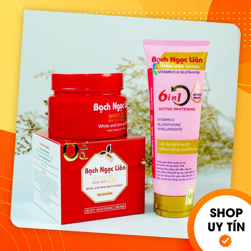 [Chính Hãng] Kem Body Bạch Ngọc Liên White Baby Skin 8 Plus - 8936079451202