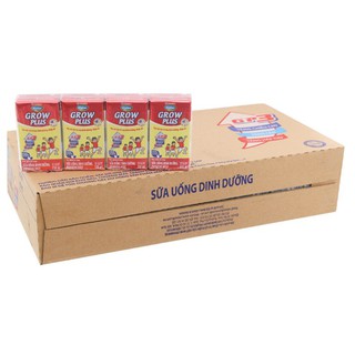 Sữa Bột Pha Sẵn Vinamilk Dielac Grow Plus - Đỏ 110ml ( Thùng 48 Hộp)