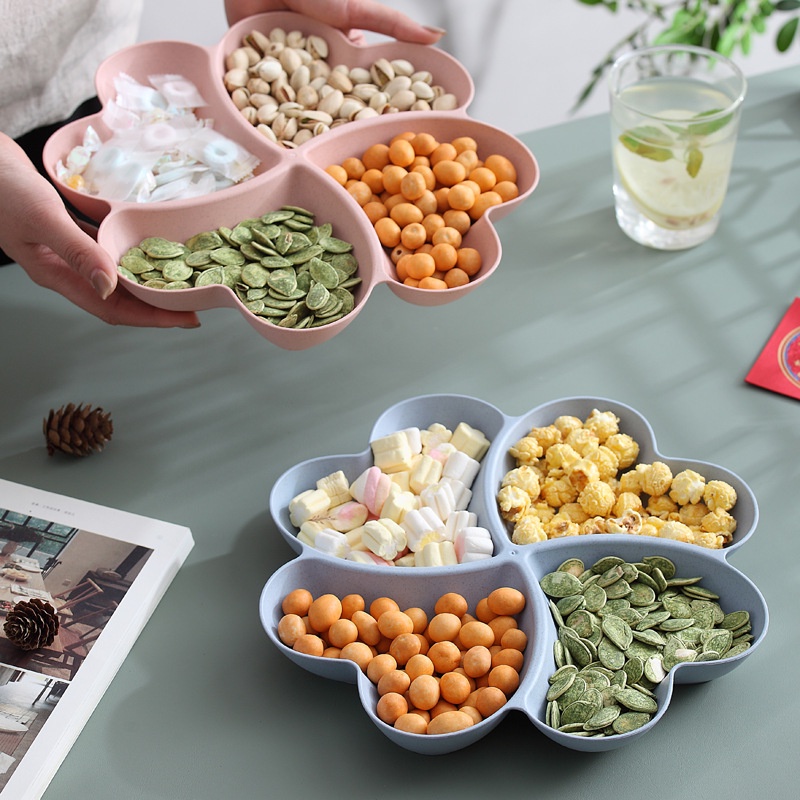 Hộp đựng mứt tết lúa mạch Hình Trái Tim (Không nắp)