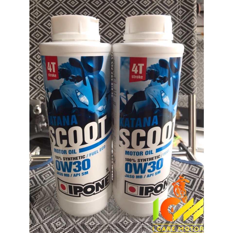 Nhớt tay ga tổng hợp scooter 4T IPONE KATANA SCOOT 0W30