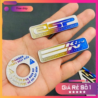 [NEW 2022] TEM TITAN DÁN PÔ E VÀ NẮP NƯỚC CHO CÁC DÒNG XE TAY GA HONDA