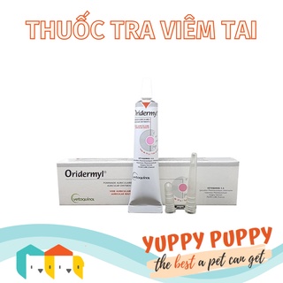 Oridermyl Thuốc trị viêm tai, nấm ghẻ 10gr cho chó mèo / thú cưng