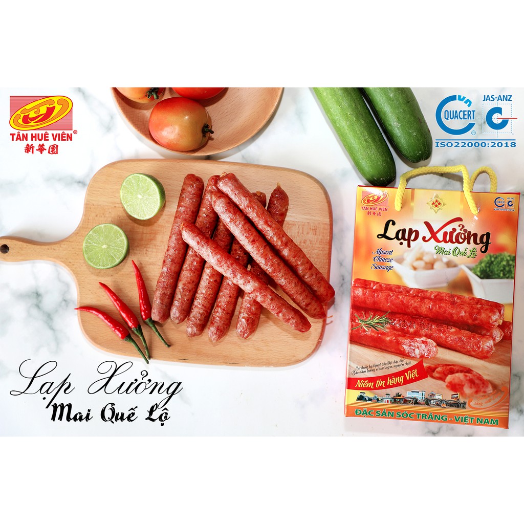 Lạp xưởng nạc 4 sao Tân Huê Viên (hộp 500g) | BigBuy360 - bigbuy360.vn