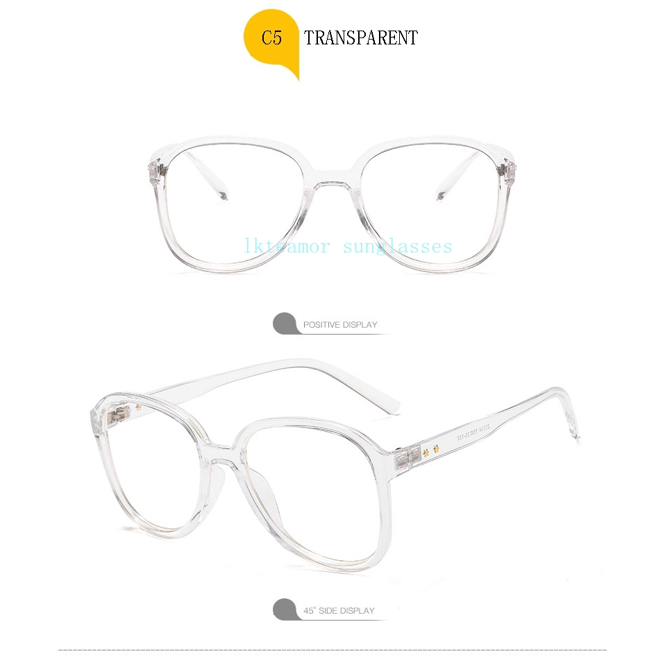 Kính mát gọng vuông trong suốt thời trang cổ điển cho nữ