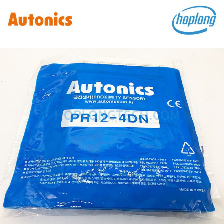 PRD12-4DN Cảm biến tiệm cận cảm ứng từ hình trụ Auotnics 12mm khoảng cảm biến dài 2mm ngõ ra NPN mở