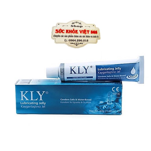 Gel bôi trơn KLY bổ sung chất nhờn tự nhiên cho nữ, gốc nước không kích ứng da nhập khẩu Thỗ Nhĩ Kỳ (hộp 42 gr)