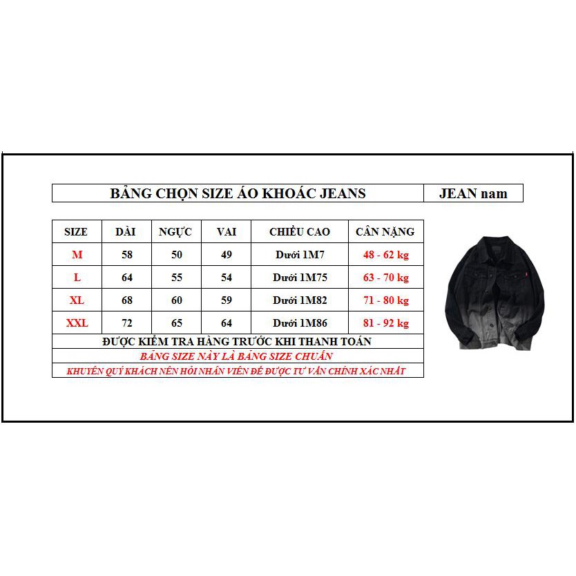 Áo khoác jean denim nam phong cách đường phố mẫu hot nhất 2020 [FREE SHIP] | BigBuy360 - bigbuy360.vn