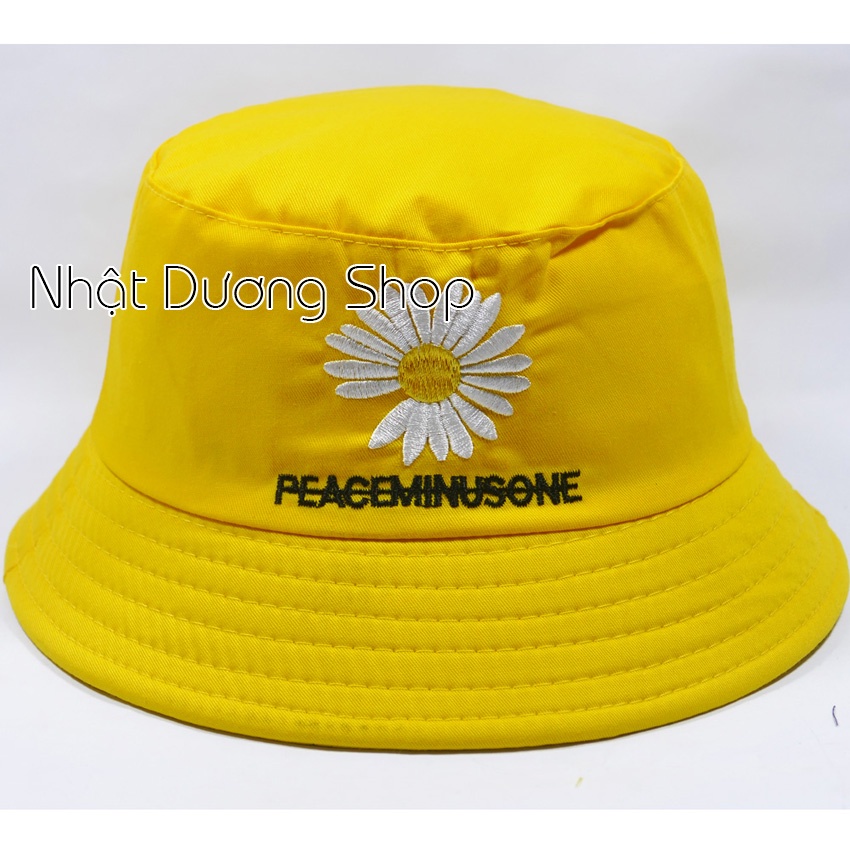 Mũ tai bèo, bucket em bé họa tiết hoa cúc - Chất liệu Cotton cao cấp rất đẹp cho bé