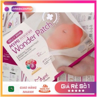 Combo 5 miếng dán không nóng tan mỡ giảm eo