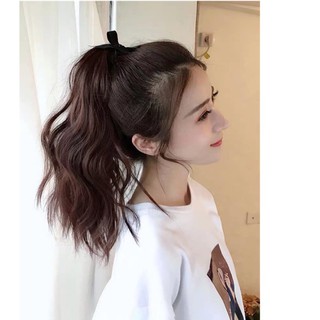 Tóc giả đuôi ngựa/ ❤️Tóc cột xù dợn tự nhiên - 40cm