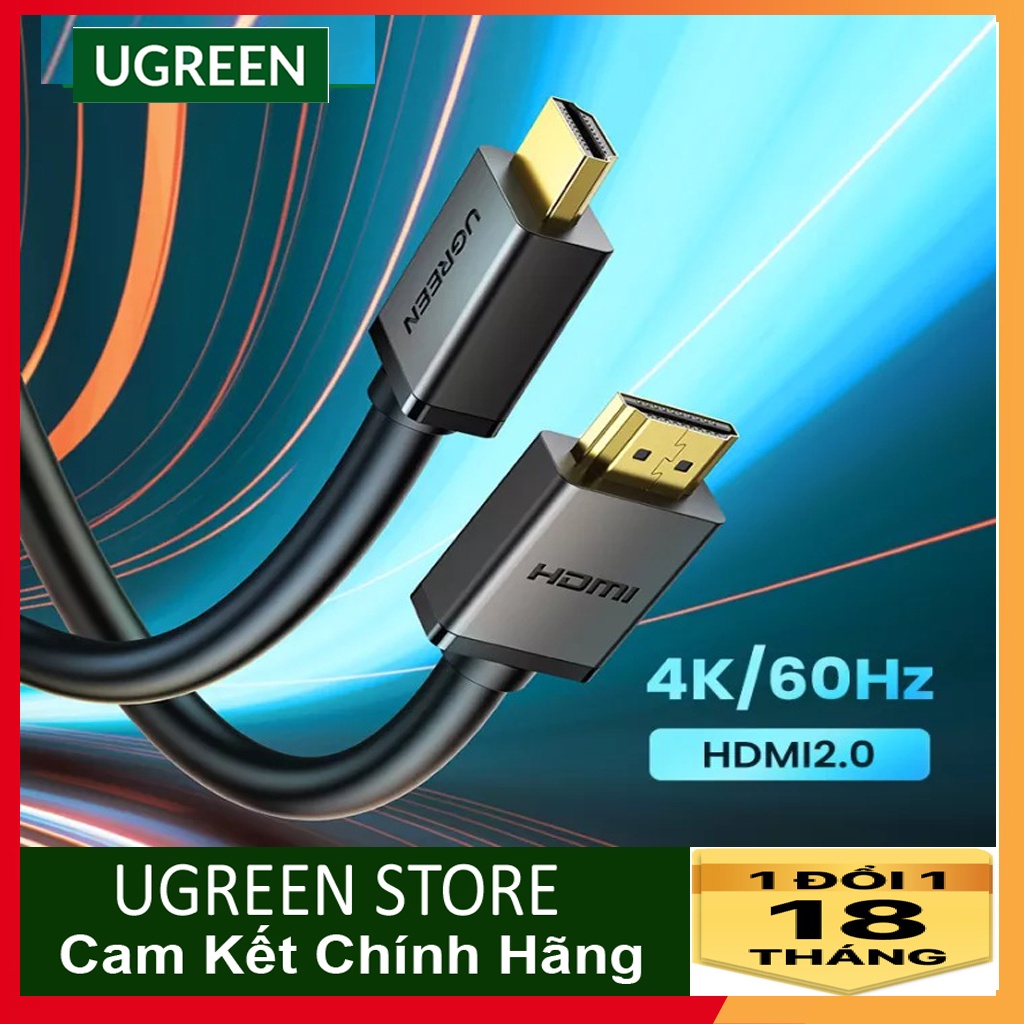 Dây Cáp HDMI 1.4 Ethernet Dài 10M - 30M Ugreen HD104 Cao Cấp