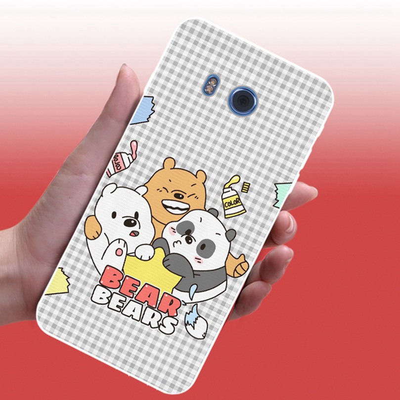 Ốp lưng We Bare Bears dễ thương nhiều mẫu mã cho điện thoại HTC DESIRE 12 12+ ONE M10 M9 U ULTRA U11 X9