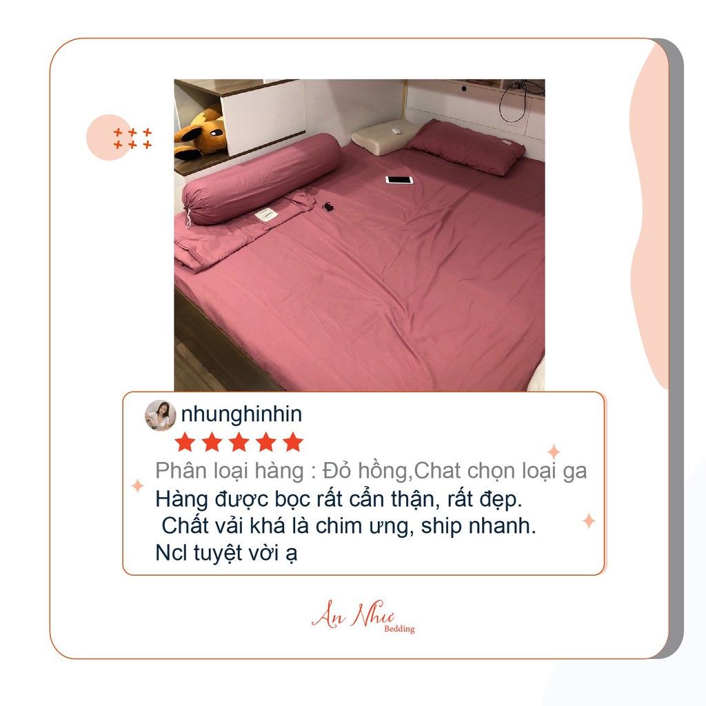 Bộ ga gối 💖cotton tici💖 drap giường, ga trải giường An Như Bedding | BigBuy360 - bigbuy360.vn