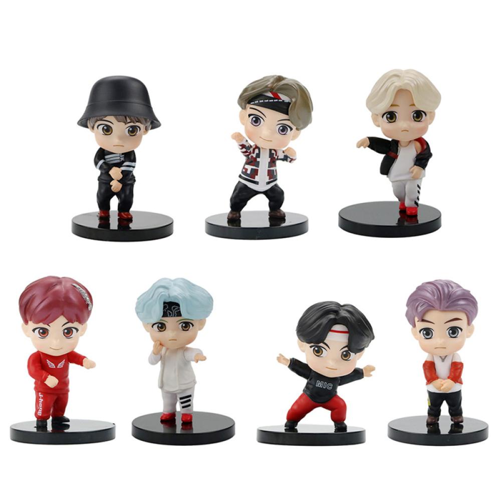 Bộ 7 Mô Hình Nhân Vật BT21 Mini Dễ Thương R5U6