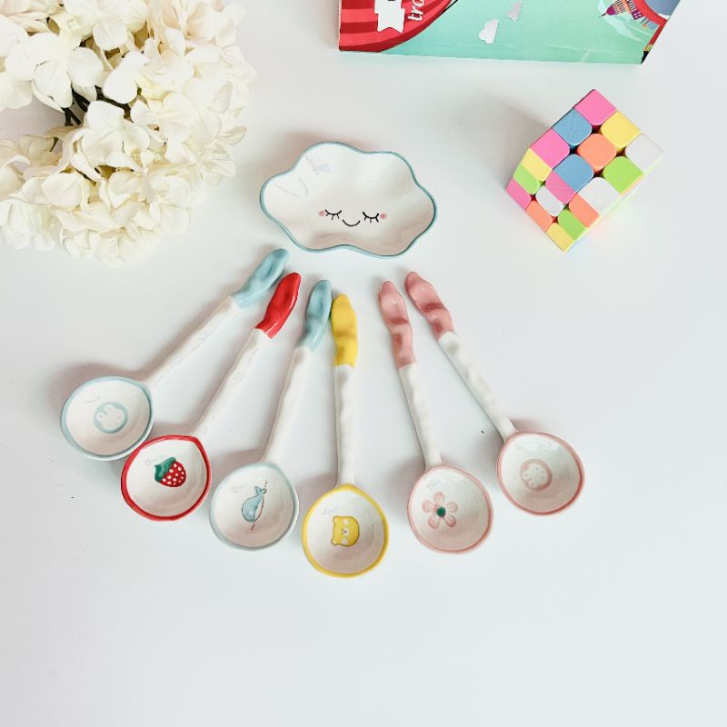 😋Bát 2 tai và thìa tách lẻ