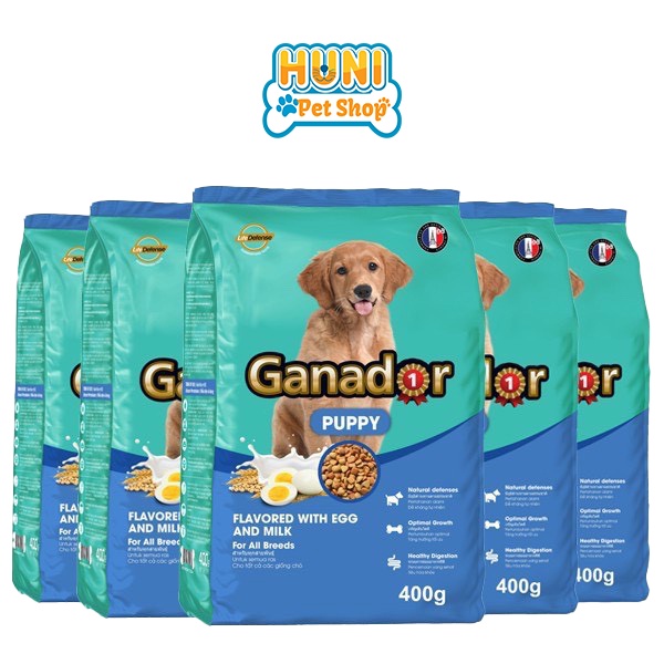 Thức ăn cho chó con Ganador Puppy, vị sữa, gói 3kg