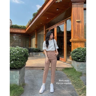 [RÁCH STORE] Quần tây - nút đôi bọc - chiết 1li