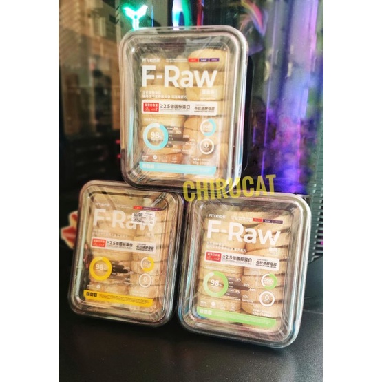 Thịt Sấy Đông F-Raw Alfie &amp; Buddy Nguyên Hộp Cá Hồi,Thịt Đỏ,Gia Cầm