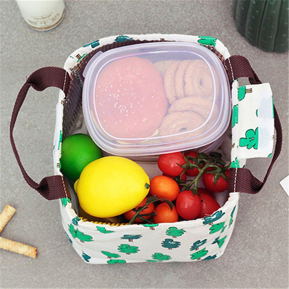Túi Đựng Hộp Cơm Trưa Họa Tiết Hoạt Hình Dễ Thương