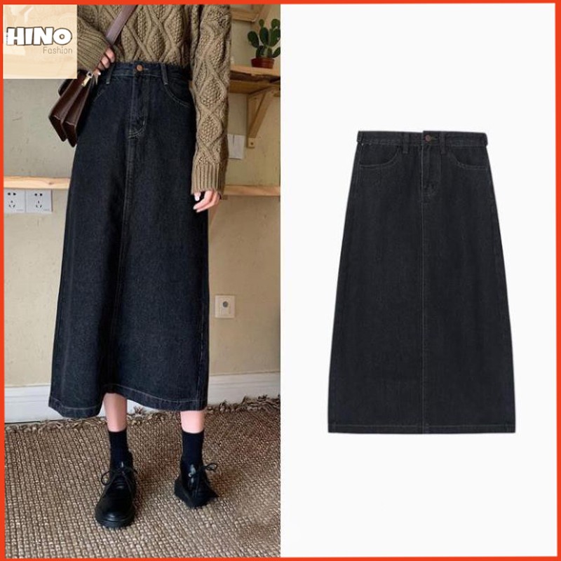 Chân Váy Jean, Chân Váy Denim Chữ A Lưng Cao Thời Trang Cho Nữ - HINO | BigBuy360 - bigbuy360.vn