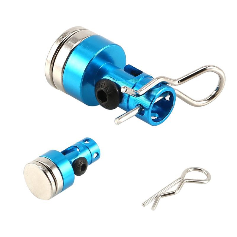 4 cái Từ tính Tàng hình Cơ thể Vô hình Gắn kết Liên hệ Cột Vỏ + Clip cho 1/10 RC Drift Car Traxxas HSP Sakura Redcat