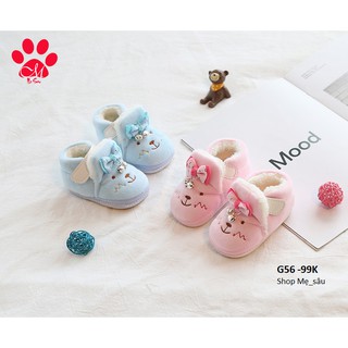 Giày bông G56 cho bé từ 3- 15 tháng