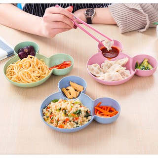 Tô hình chuột Mickey lúa mạch cho bé