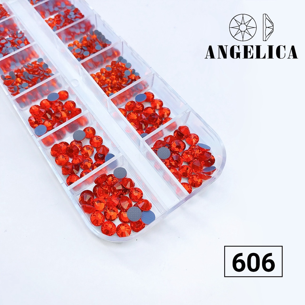 Đá Chân Lưới Nail 12 Khía Hyacinth Đính Móng ANGELICA 606