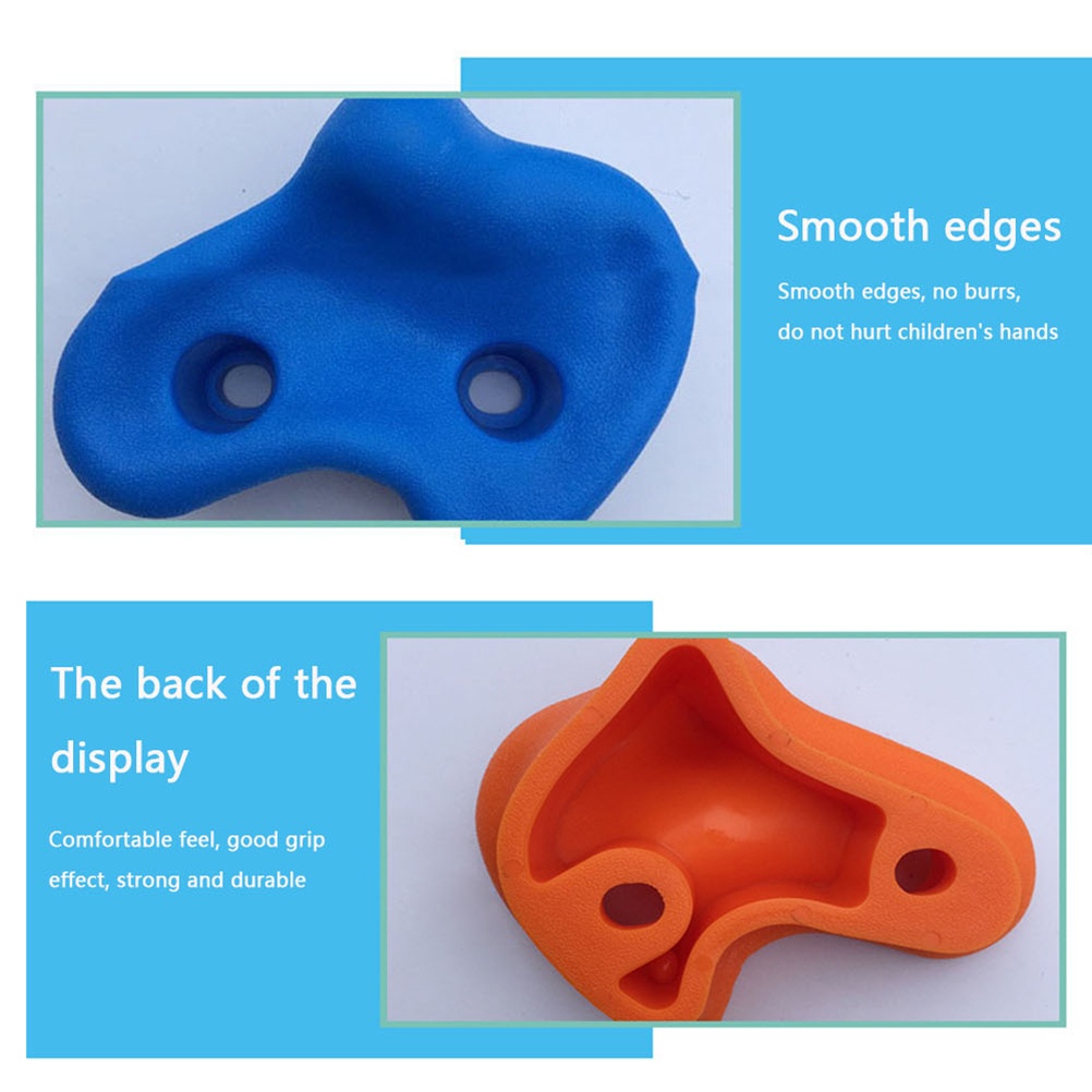 Spvn Set 10 Phụ Kiện Kẹp Gắp Đá Leo Núi Ngoài Trời Dành Cho Trẻ Em