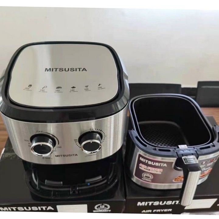Nồi chiên không dầu loại to 9L Mitsusita hàng đẹp