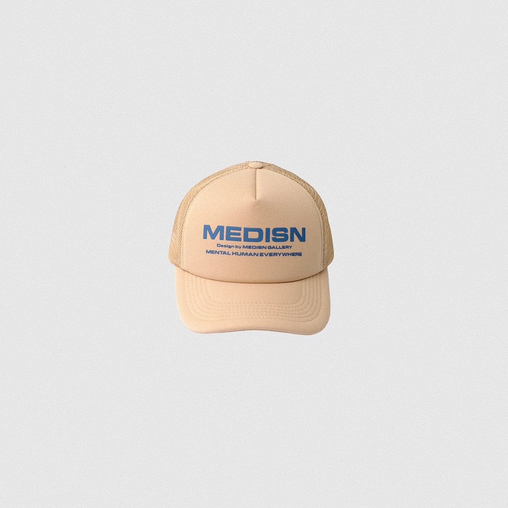 NÓN MEDISN TRUCKER HAT CHỮ IN NỔI