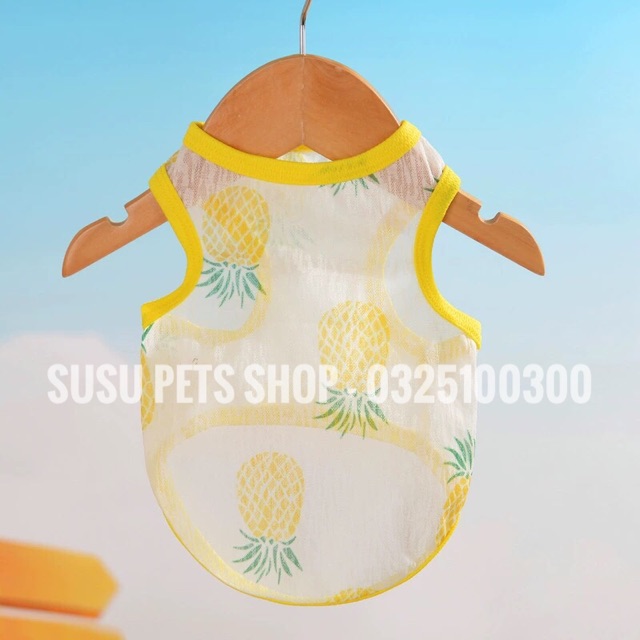 Áo balo lưới mát cho chó mèo