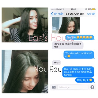 ( Nâu rêu ) Thuốc nhuộm tóc
