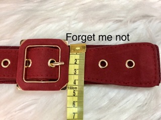 Thắt lưng nhung bản 4cm. Có 2 màu