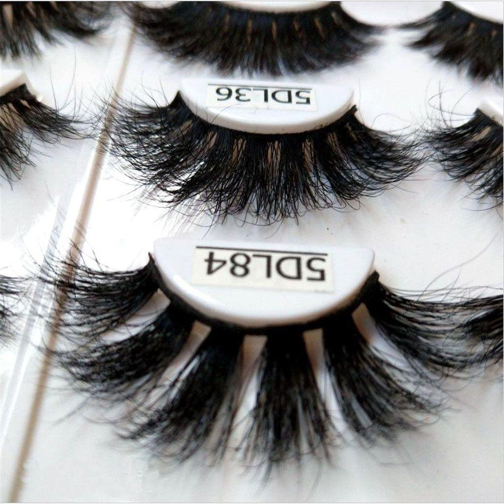 1 Cặp Lông Mi Giả Dài 25mm Trang Điểm Thời Trang Cho Nữ