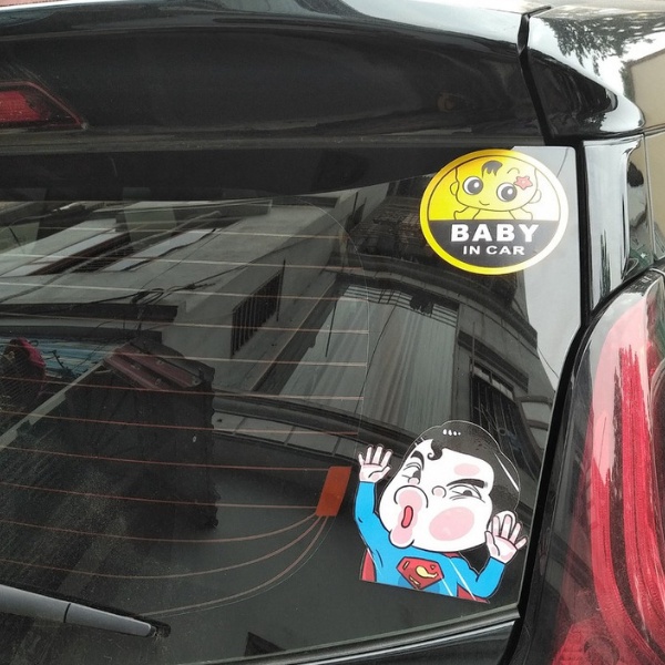 Tem Dán Ô Tô Baby In Car - Dán Đuôi Xe Ô Tô - Decal Dán Trang Trí Xe Ô Tô Nhiều Hình Ngộ Nghĩnh