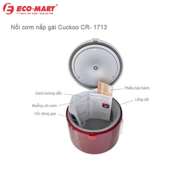 Nồi cơm điện Cuckoo CR-1713 - 2.8 lít - Hàng chính hãng Hàn Quốc