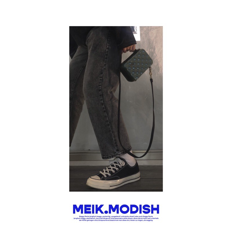 QUẦN JEANS METAL MEIK.MODISH FORM CROPPED MÀU XÁM QUẦN LỬNG TRÊN MẮT CÁ ( QUẦN BÒ LOCAL BRAND) | BigBuy360 - bigbuy360.vn