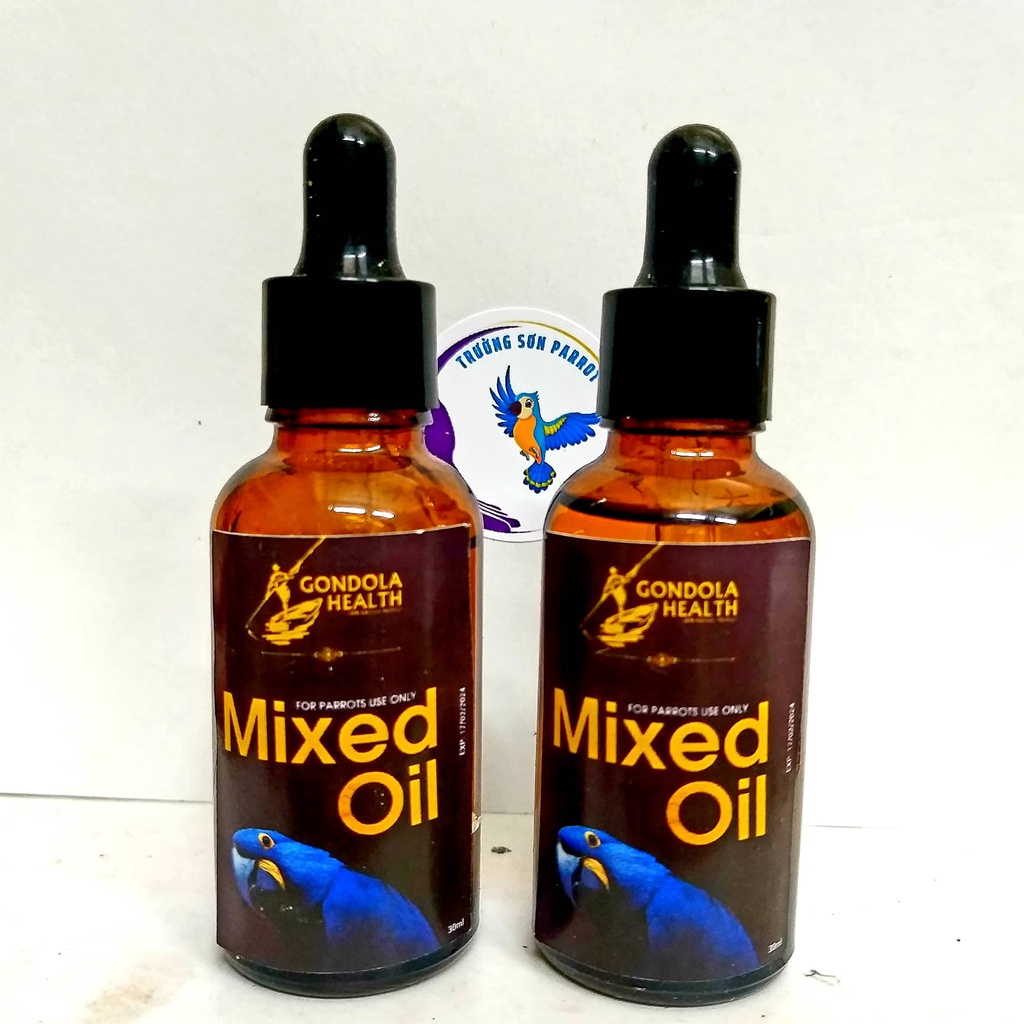 Dầu dinh dưỡng MIXED OIL giàu vitamin và khoáng chất cho vẹt và chim cảnh chai 10ml/30ml